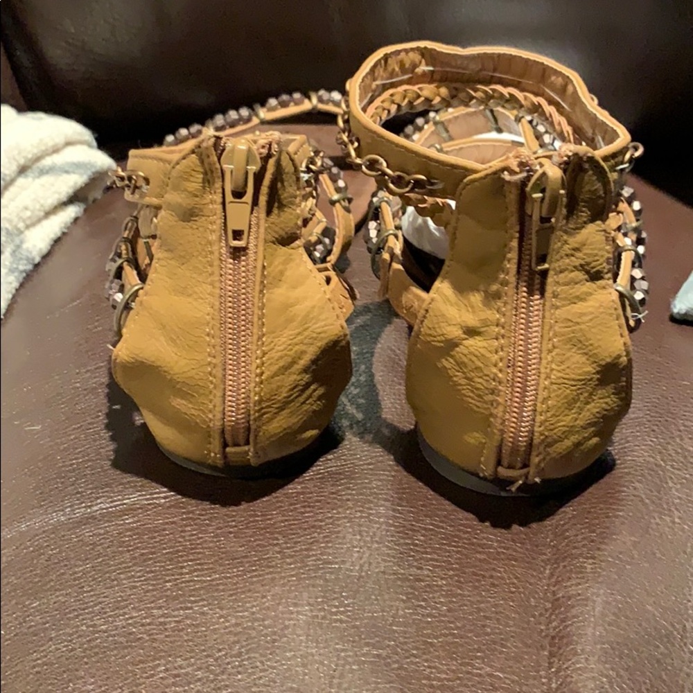 Henry Ferrera leather sandals SZ 7 - Picture 2 of 3
